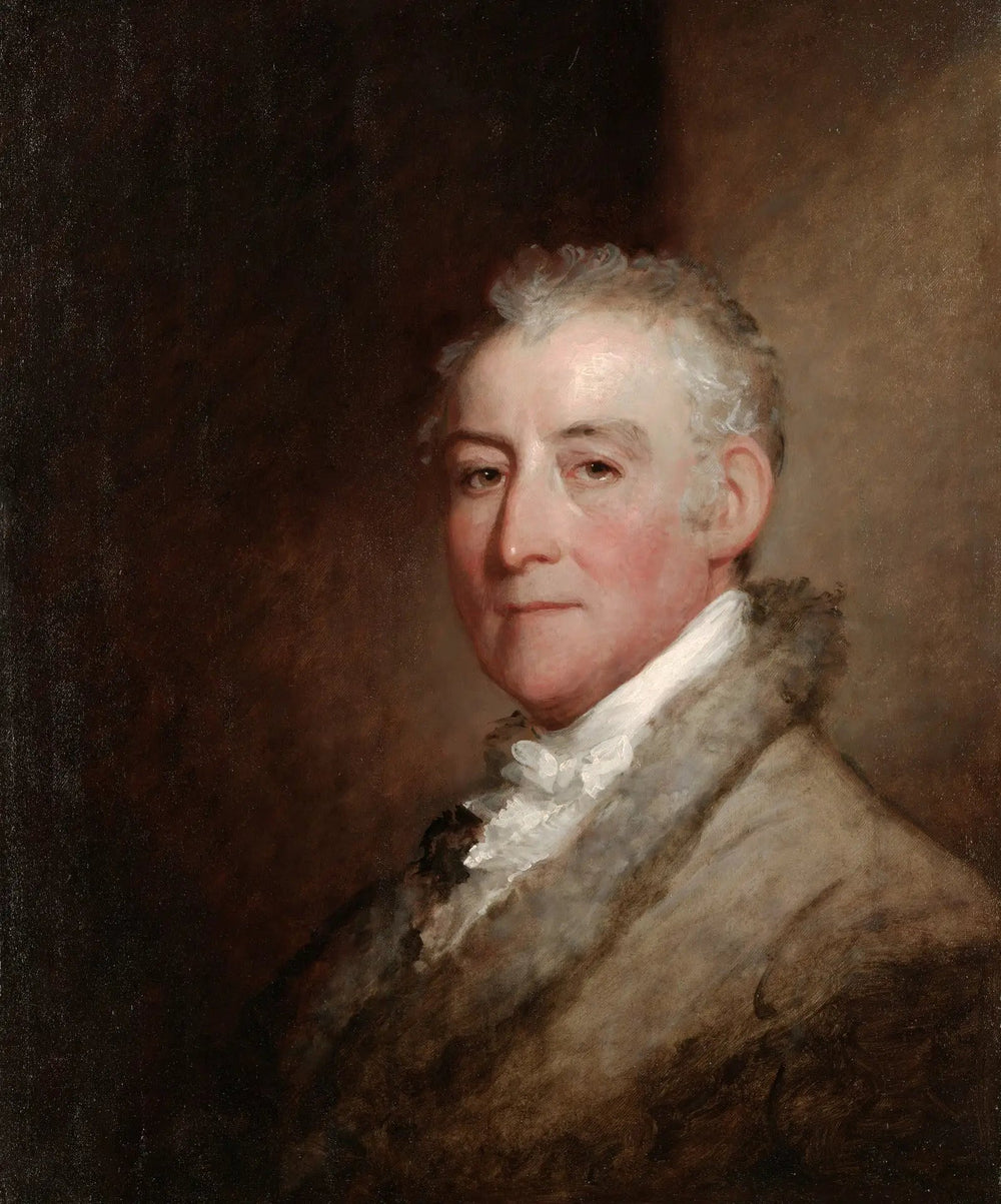 Colonel John Trumbull (1756-1843) - Gilbert Stuart image 1 reproduction artisanale de tableau