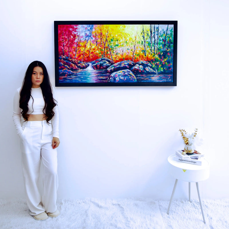 الغابة الملونة | 120 × 60 سم