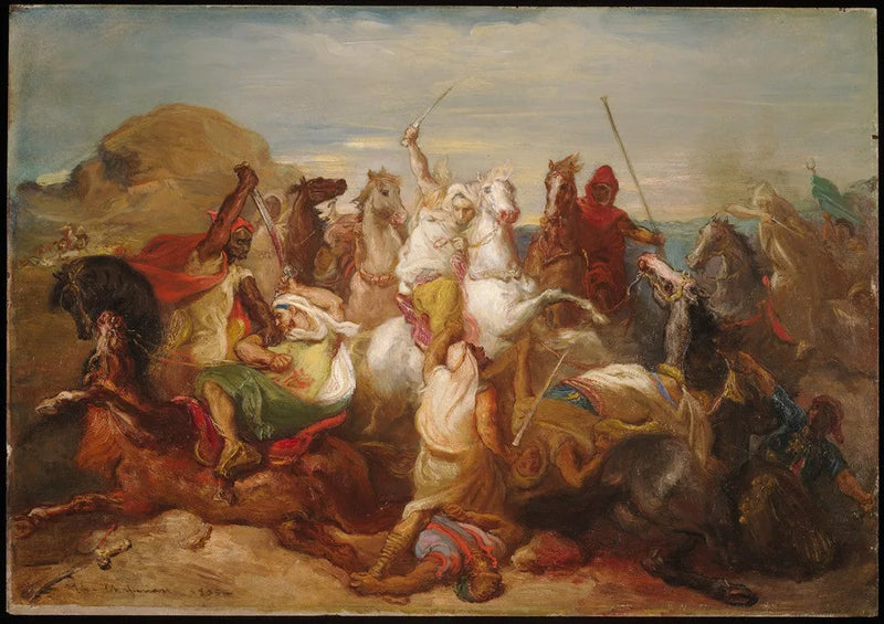 معركة الفرسان العرب - ثيودور شاسريو