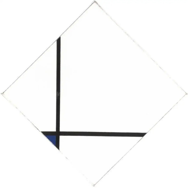 تركيب بالأزرق - بييت موندريان