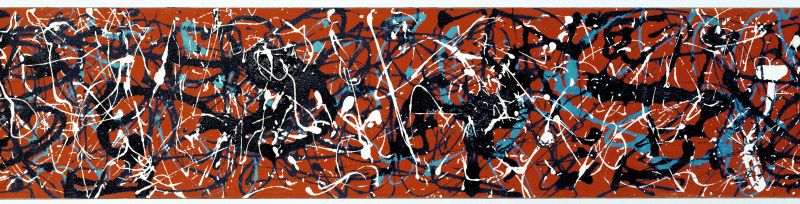 Composition horizontale - Jackson Pollock image 1 tableau peint à l’huile sur toile