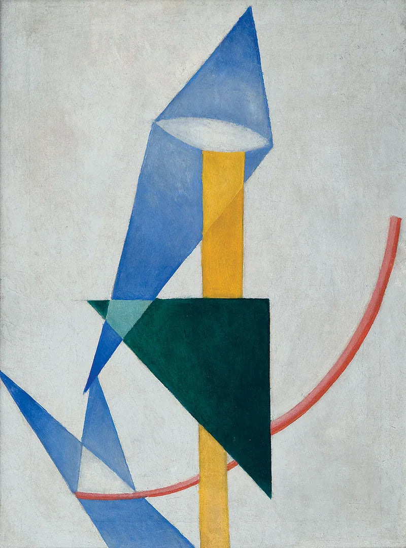 Composition non figurative. Peinture en couleur - Olga Rozanova