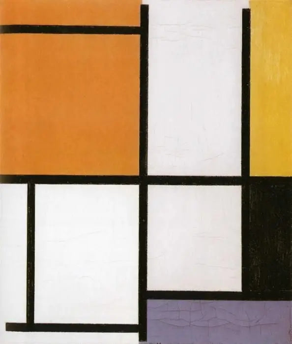 Composition - Piet Mondrian image 1 copie peinte à la main à l’huile