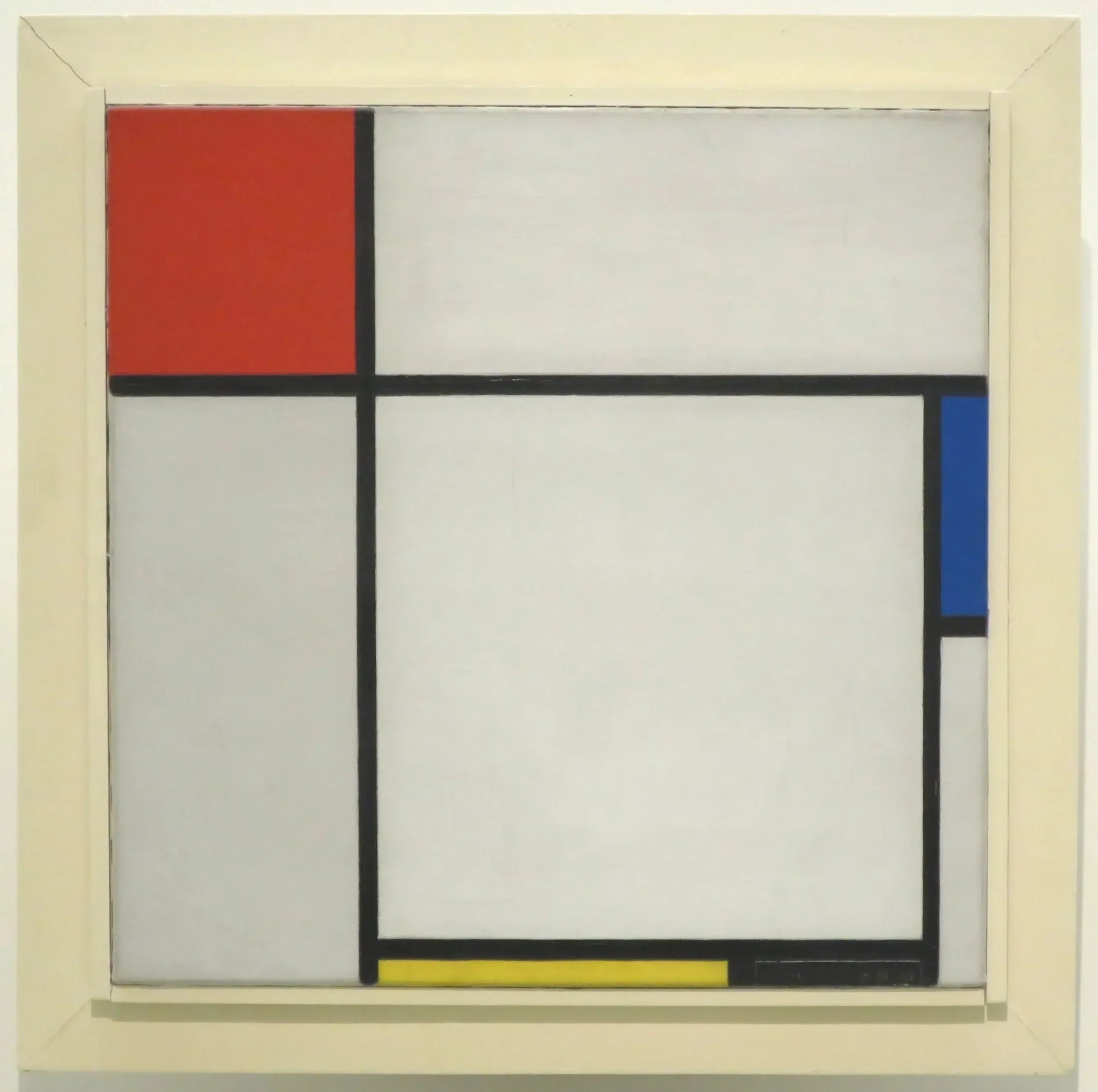 Composition - Piet Mondrian image 1 reproduction artisanale de tableau