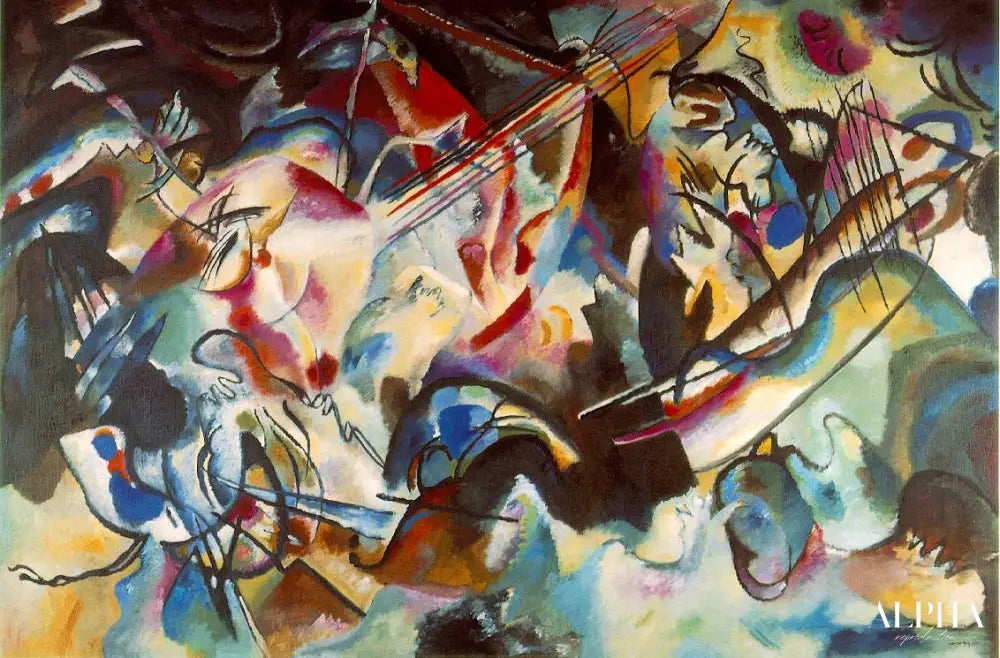 Composition VI - Vassily Kandinsky - Reproductions de tableaux et peintures haut de gamme