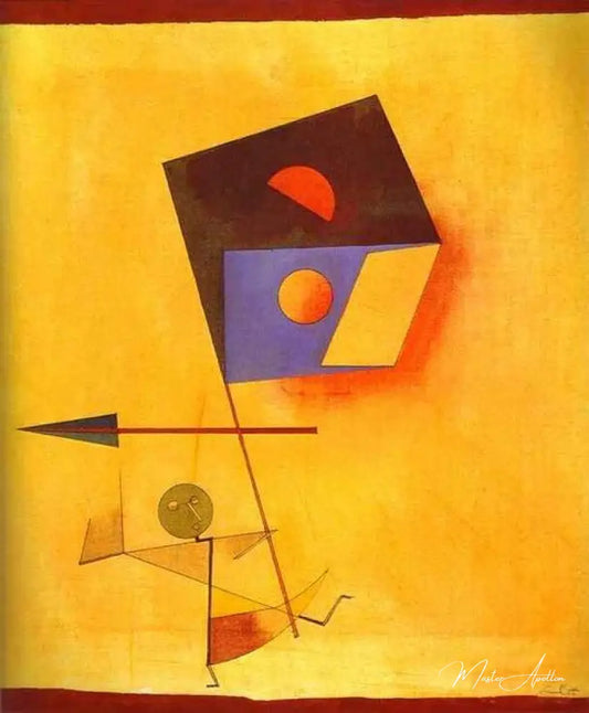 Conquérant - Paul Klee - Reproductions de tableaux et peintures haut de gamme