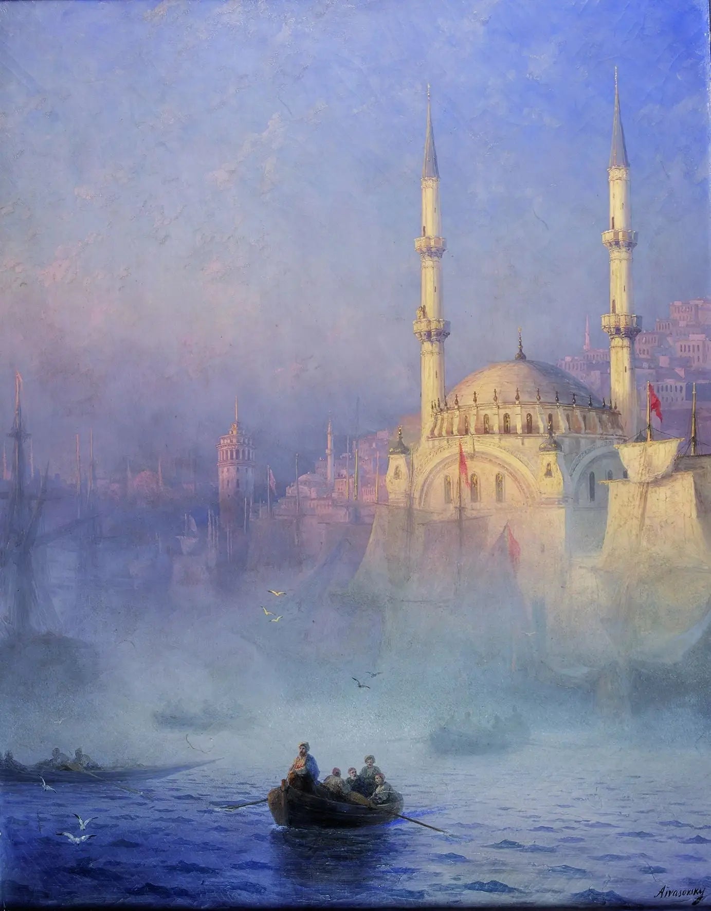 Constantinople la mosquée de Top-Kahné - Ivan Aïvazovski - Alpha Reproduction