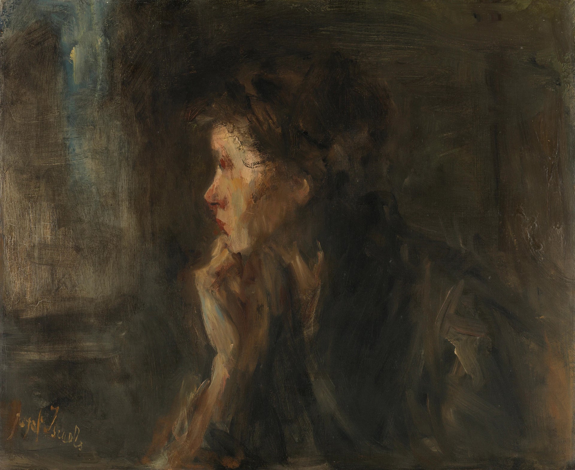 'Contemplation' - Jozef Israëls