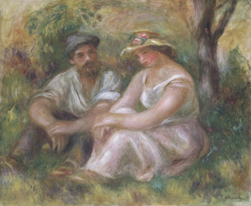 محادثة - بيير-أوغست رينوار