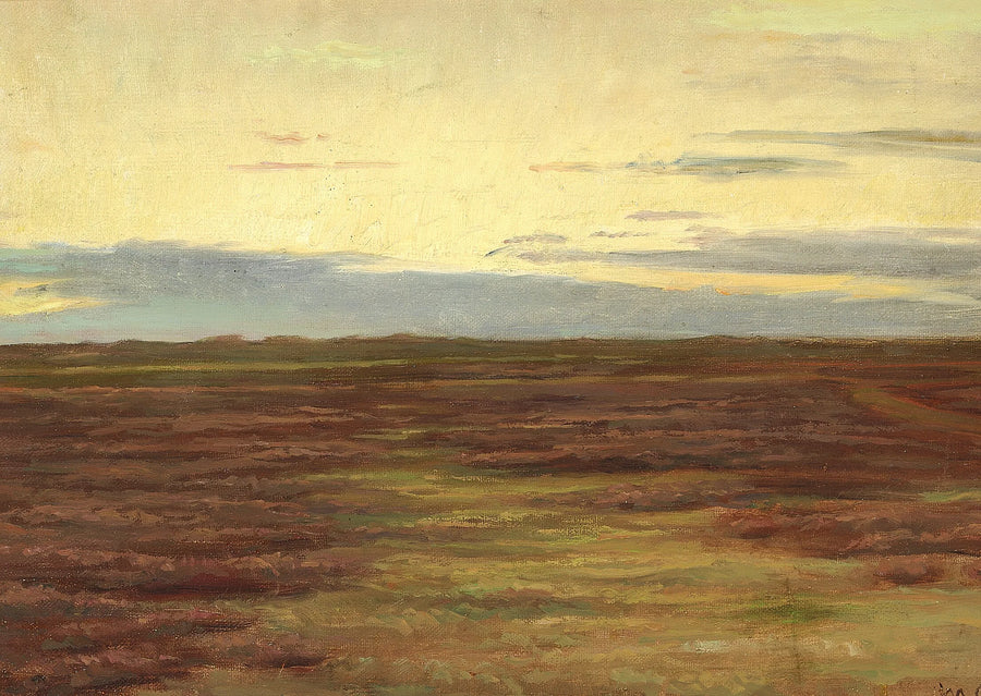 Coucher de soleil sur Brovandene, au sud de Skagen. - Michael Peter Ancher