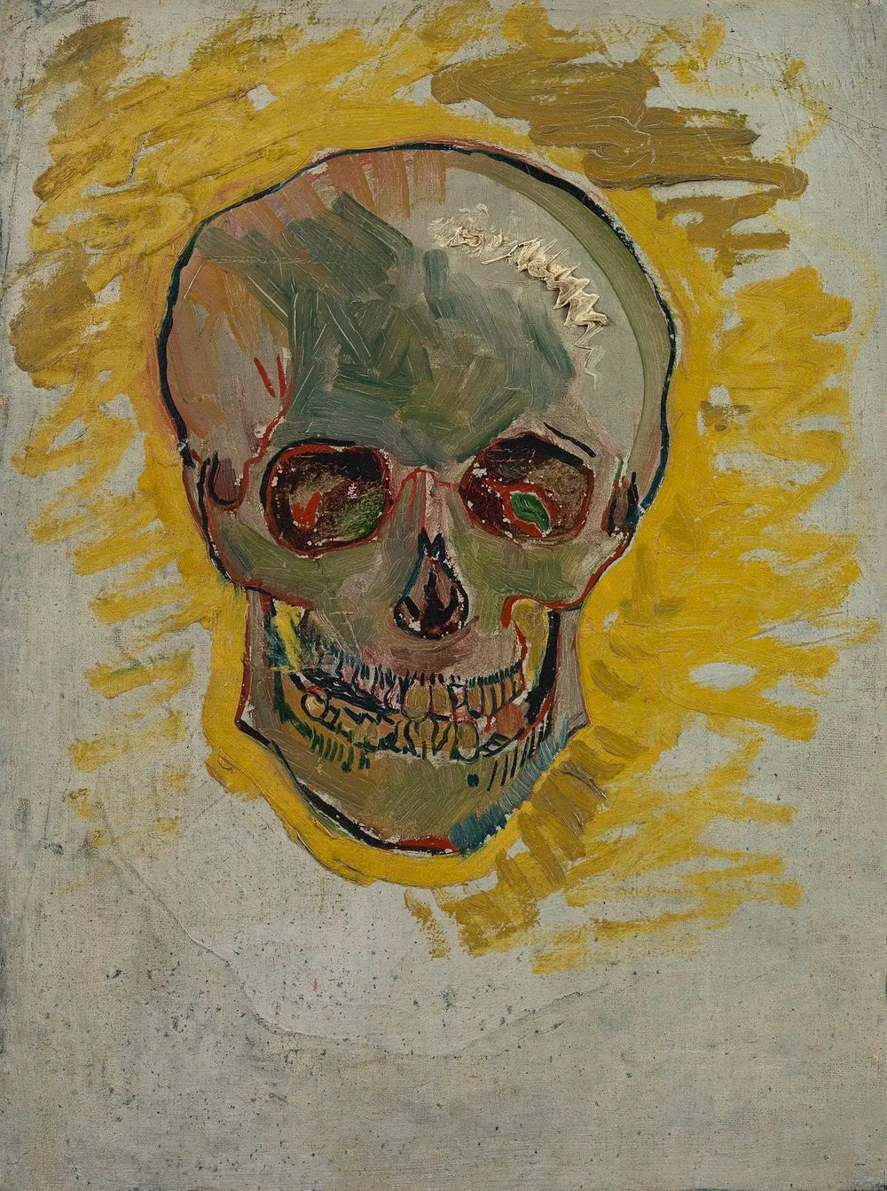 Crâne de squelette - Vincent van Gogh image 1 tableau peint à l’huile sur toile