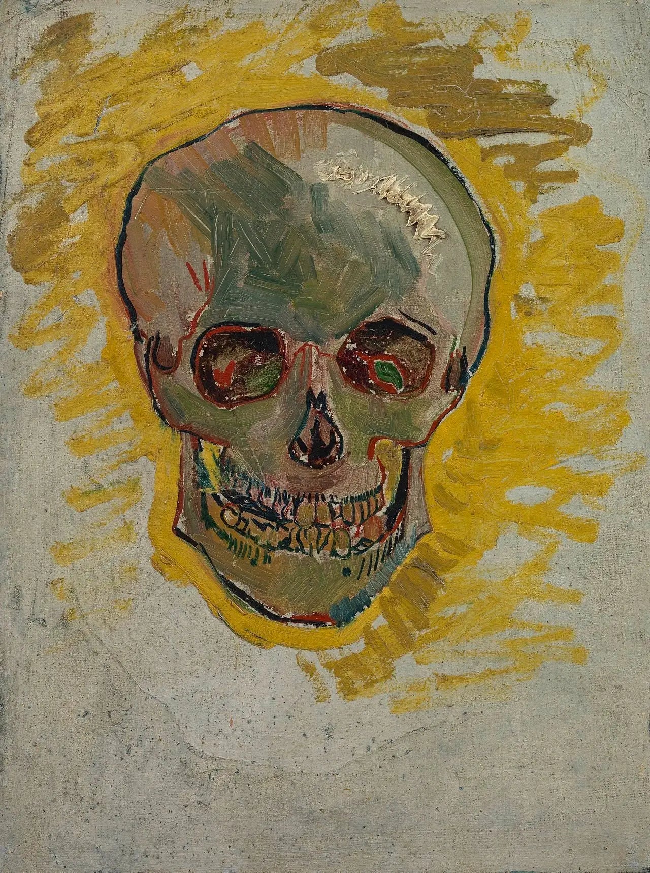 Crâne de squelette - Vincent van Gogh image 1 tableau peint à l’huile sur toile