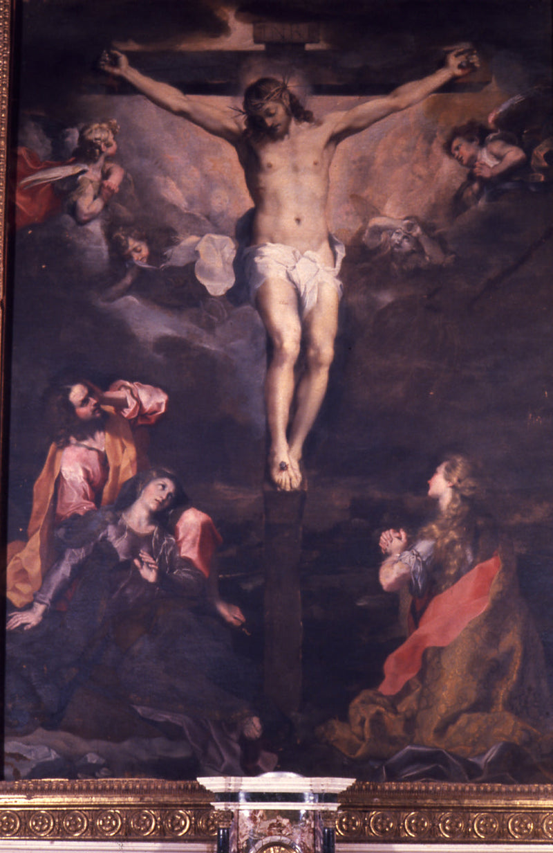 الصليب مع مريم العذراء، القديس يوحنا المعمدان والمجدلية - فيديريكو باروشي