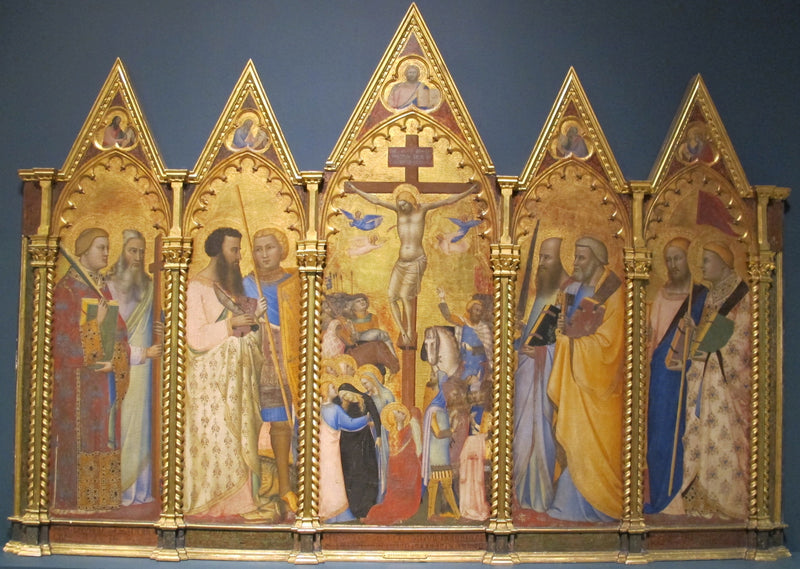 الصلب مع القديسين - برناردو دادي