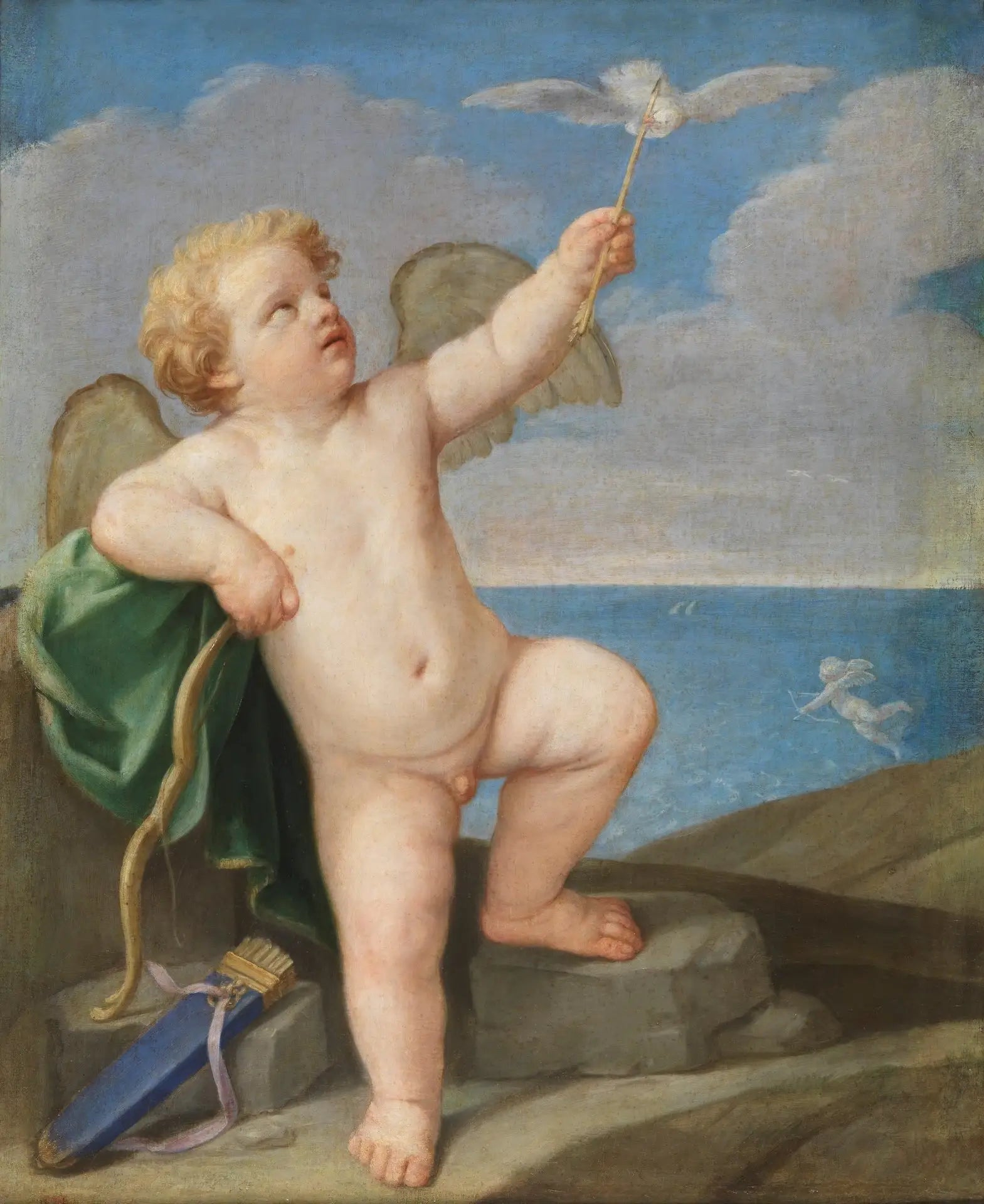 Cupidon - Guido Reni image 1 reproduction de peinture à l’huile