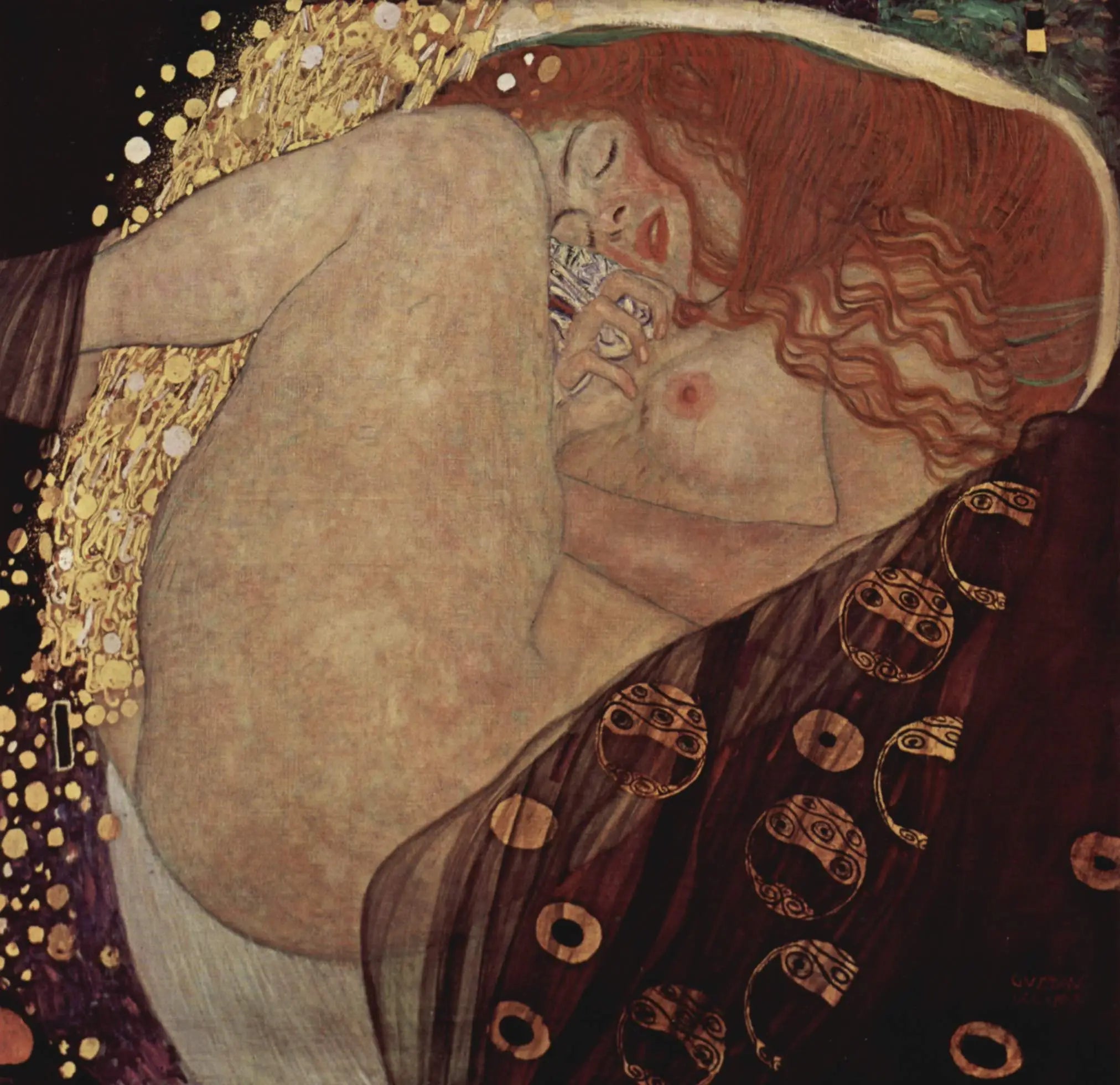Reproduction du tableau « Danaé - Gustav Klimt » par Alpha Reproduction en peinture à l’huile