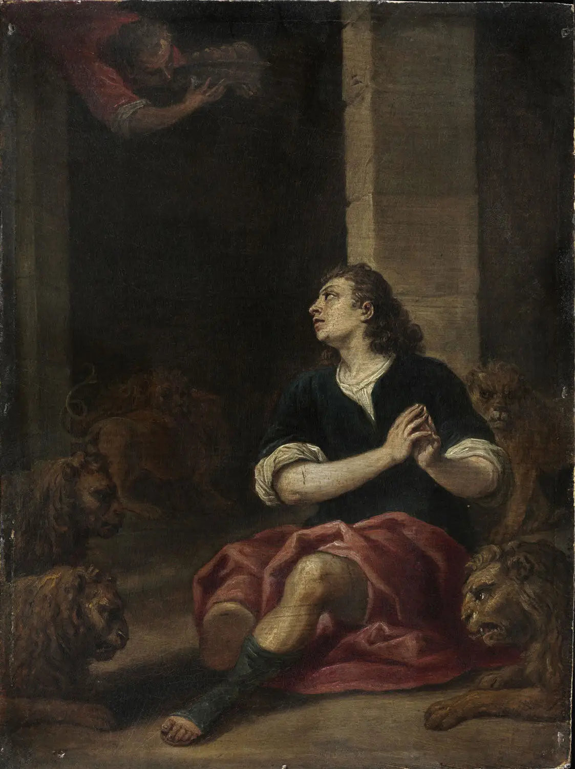 Daniel dans la fosse aux lions - David Teniers le Jeune image 1 reproduction de peinture à l’huile