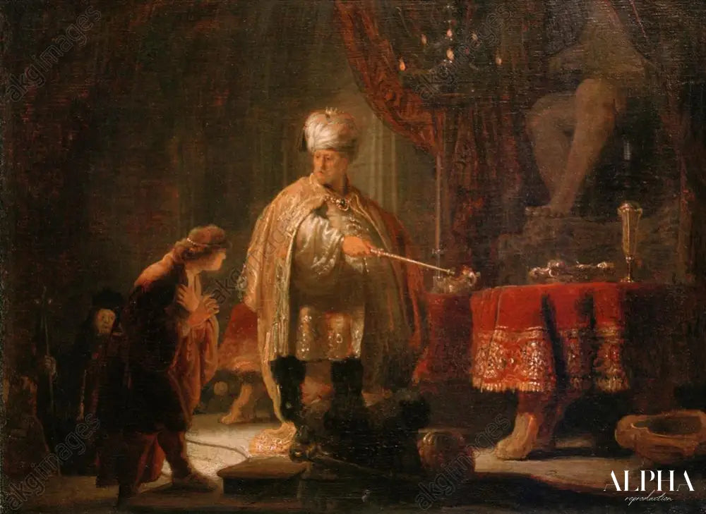 Daniel et Cyrus - Rembrandt van Rijn - Reproductions de tableaux et peintures haut de gamme