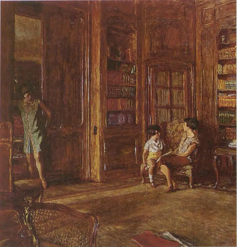 في المكتبة - إدوارد فيولار
