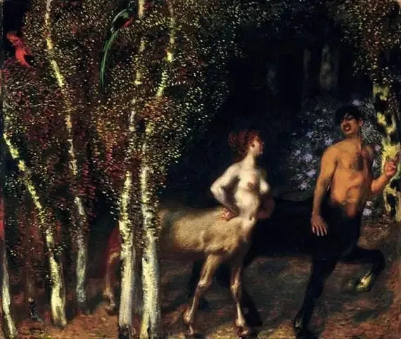 في الغابة المسحورة - Franz von Stuck