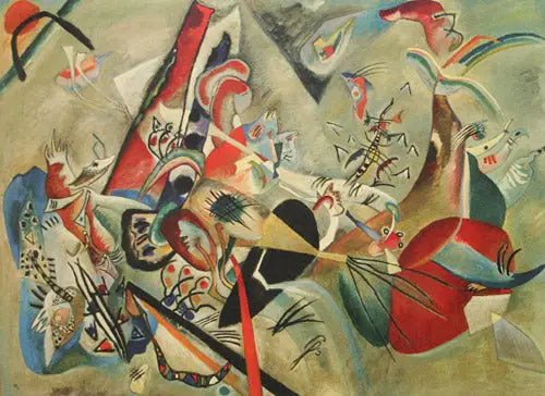 في الرمادي - فاسيلي كاندينسكي