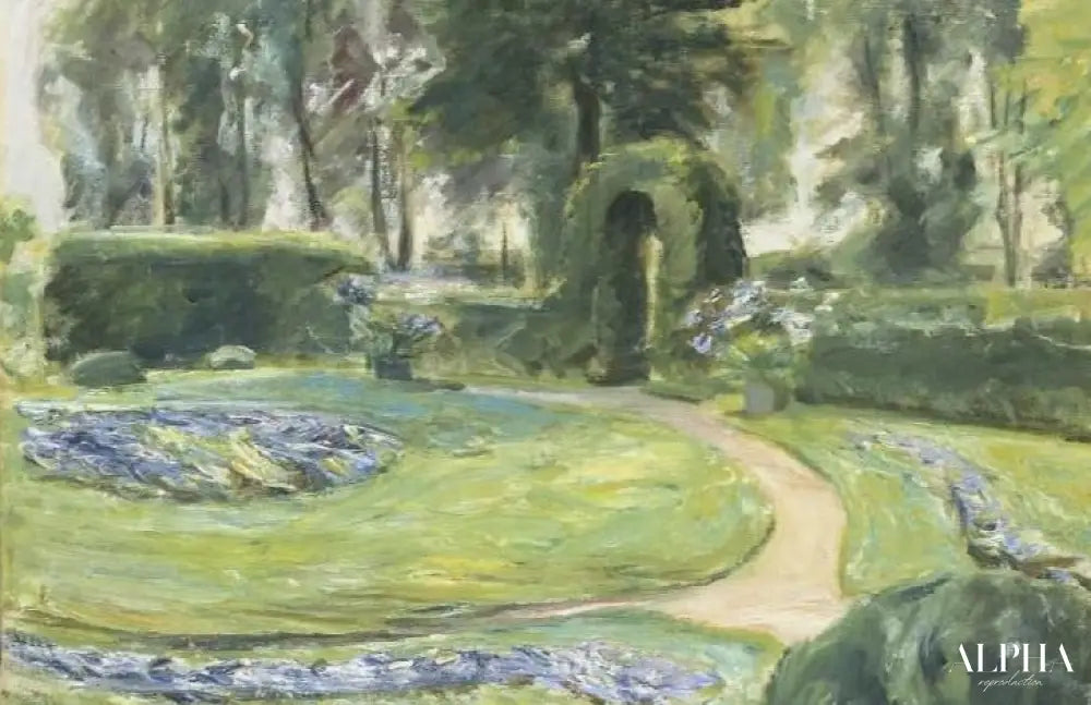 Dans le jardin au bord du lac Wannsee - Max Liebermann - Reproductions de tableaux et peintures haut de gamme