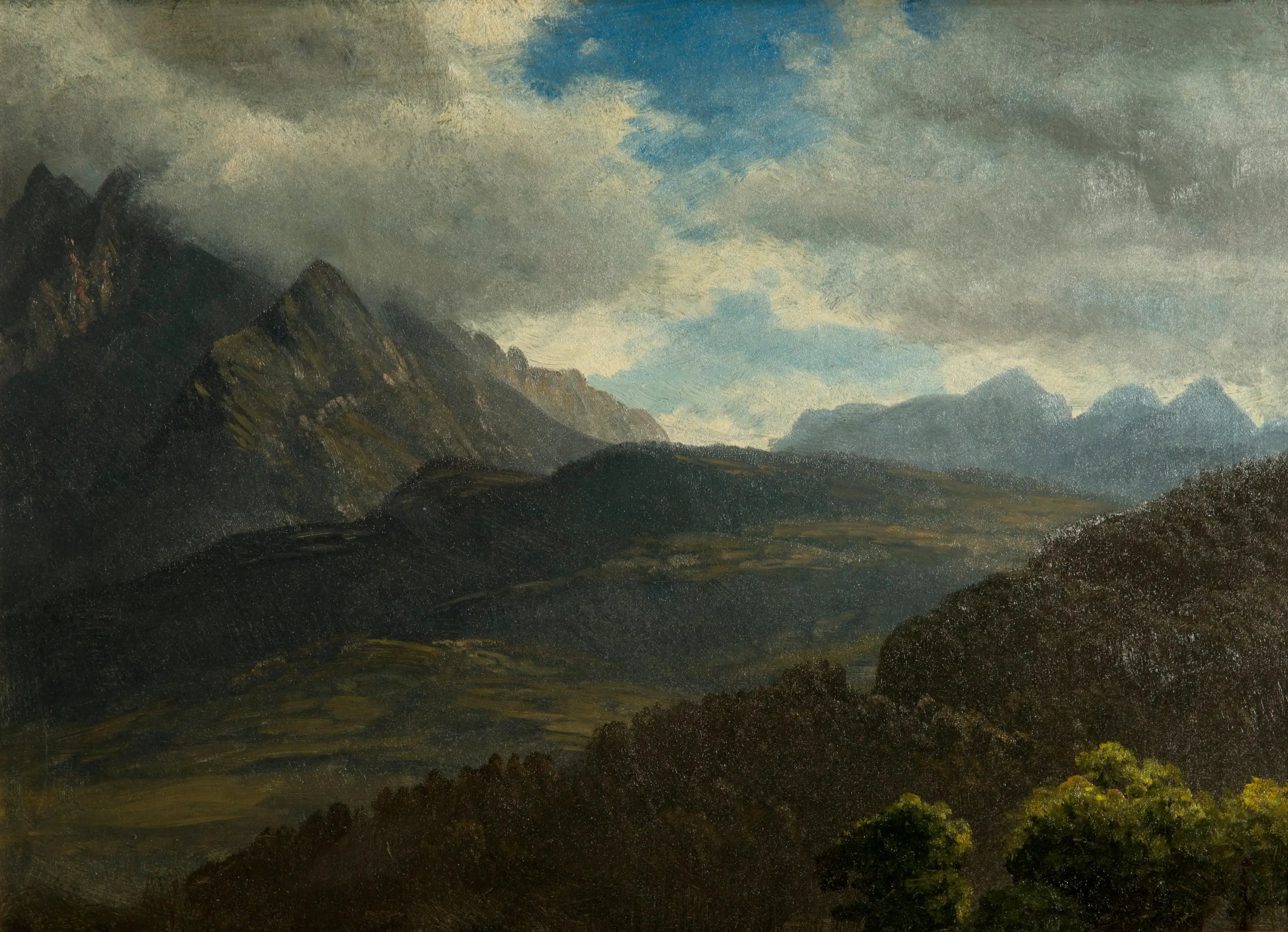 Dans les montagnes Rocheuses - Albert Bierstadt - Alpha Reproduction