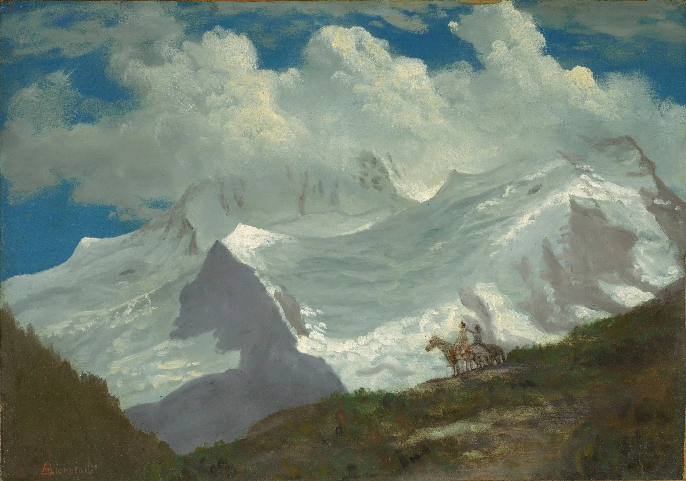 Dans les Rocheuses - Albert Bierstadt - Alpha Reproduction