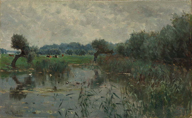 Dans les plaines inondables de l'IJssel - Willem Roelofs