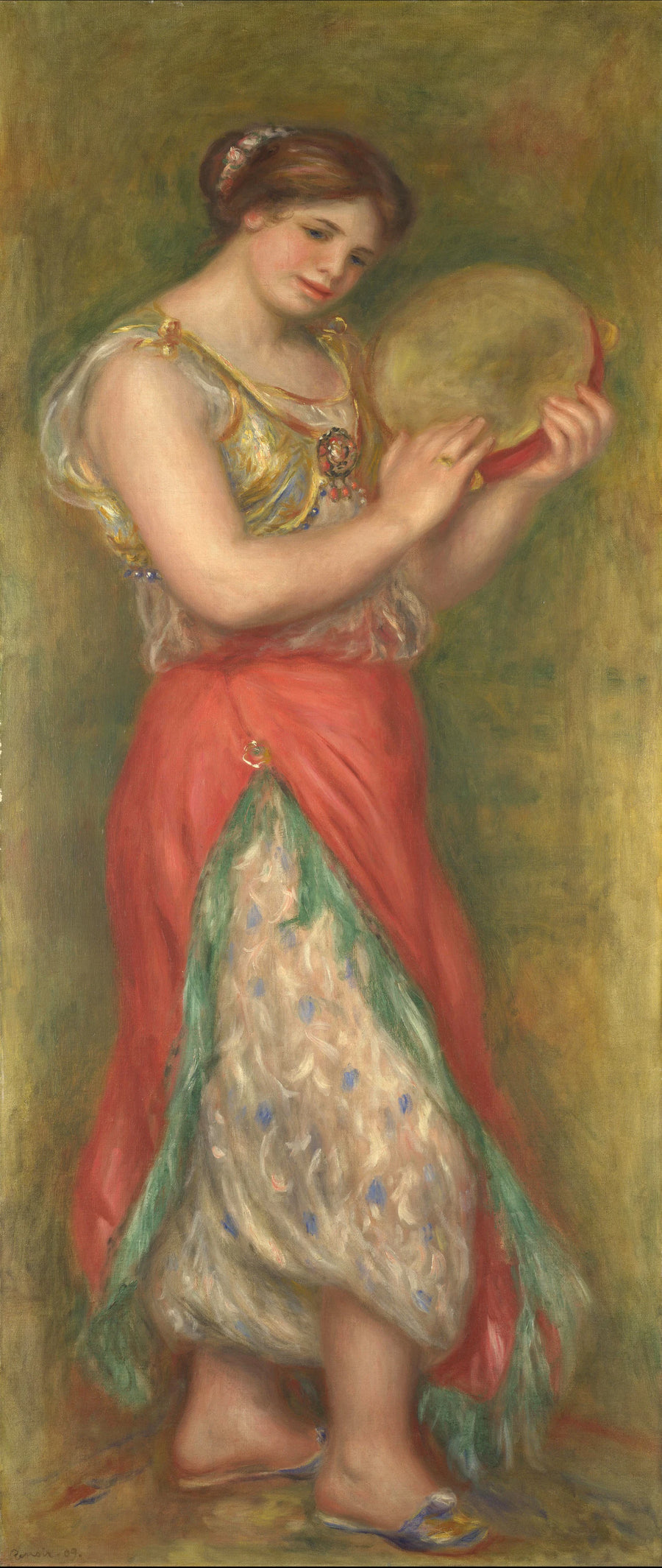 Danseuse avec tambourin - Auguste Renoir