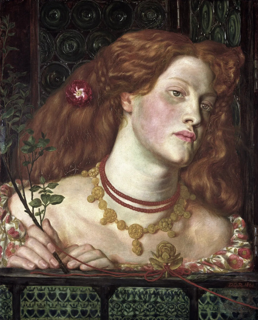 La Belle Rosamund, peinture de Dante Gabriel Rossetti