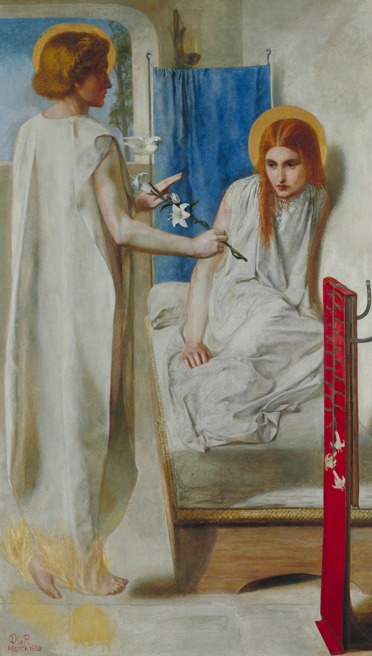 Ecce Ancilla Domini!, dite L’Annonciation - Dante Gabriel Rossetti