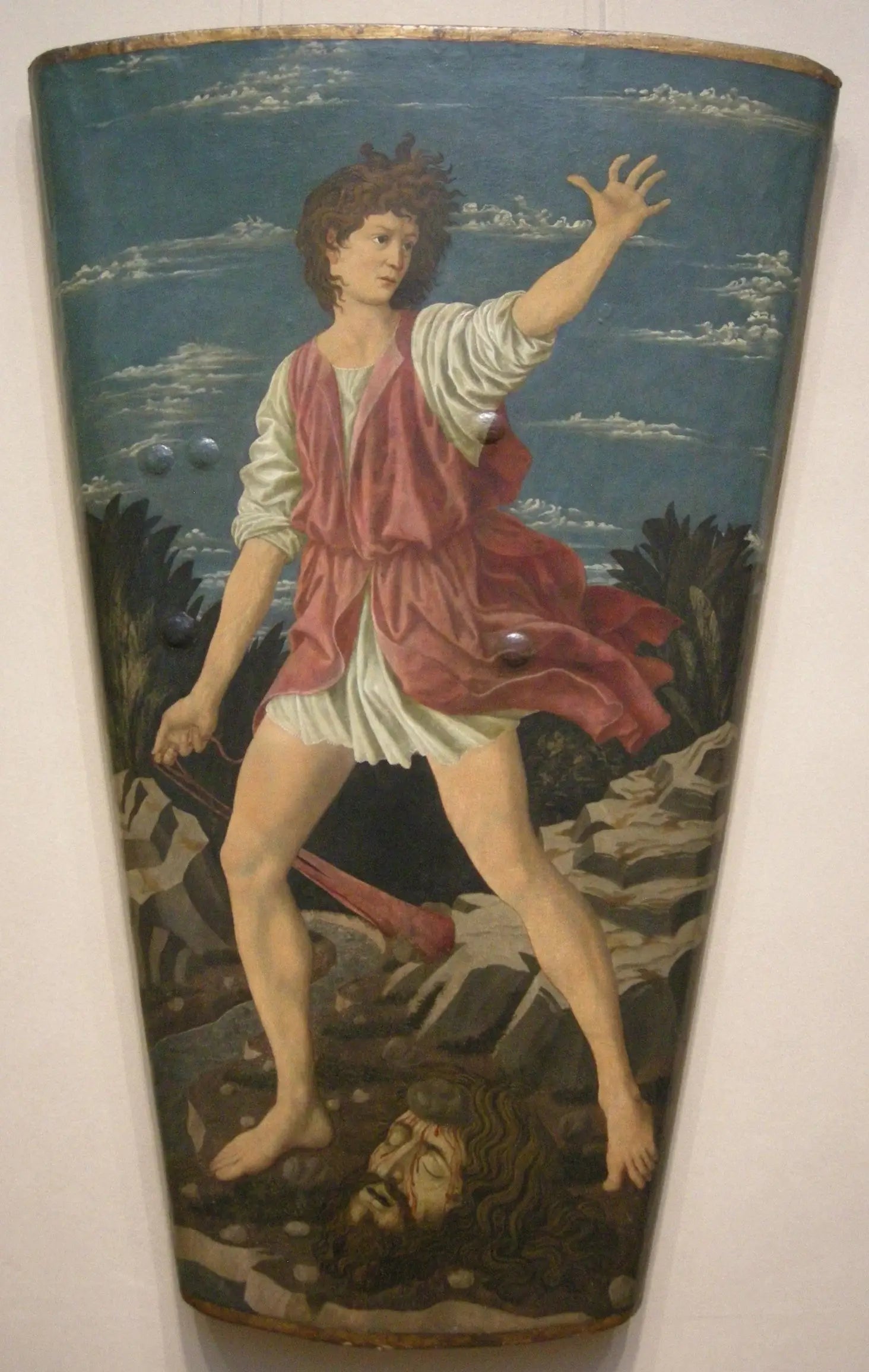 David et Goliath - Andrea del Castagno image 1 copie de tableau peinte à la main