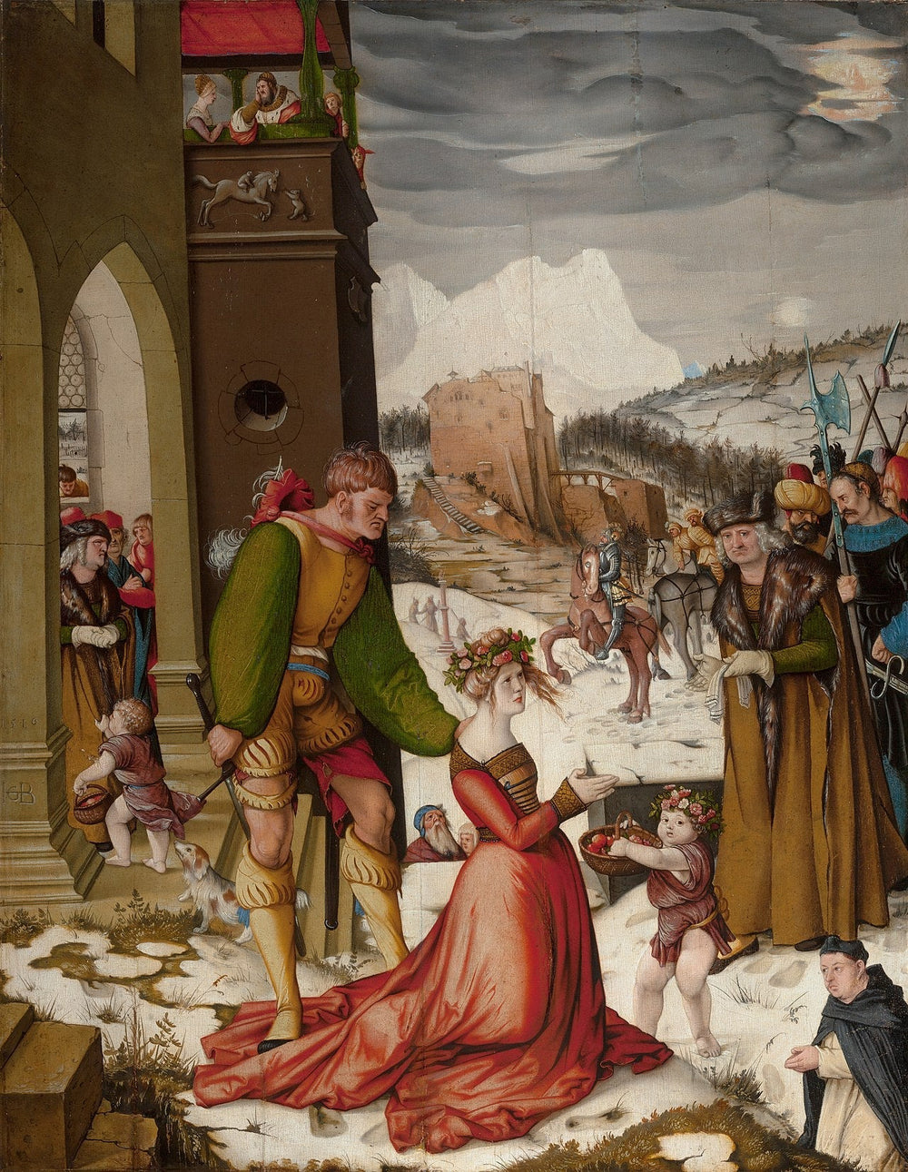 Décapitation de sainte Dorothée - Hans Baldung Grien image 1 tableau peint à l’huile sur toile