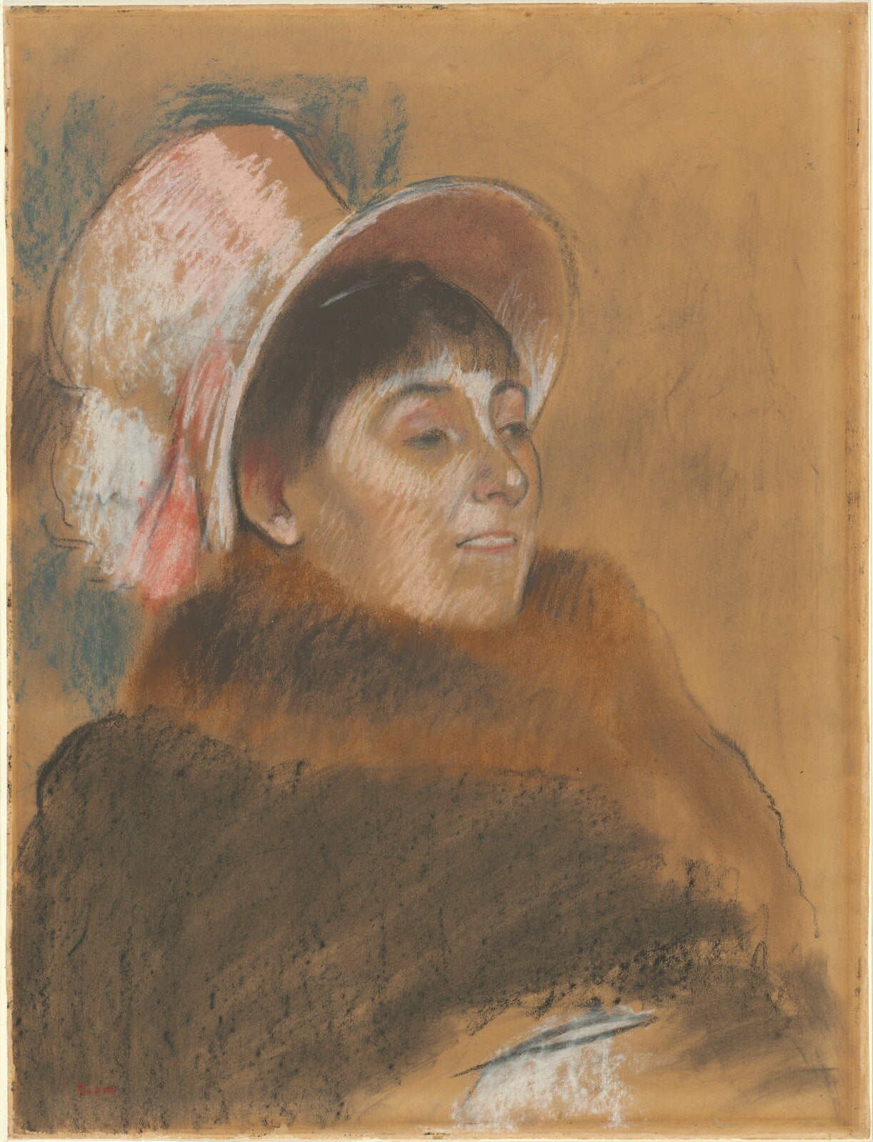 Madame Dietz-Monnin, Edgar Degas, 1879 — pastel, National Gallery of Art