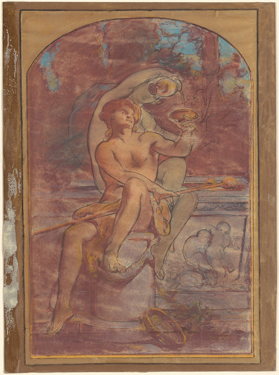 Bacchus, John Singer Sargent, 1874-1880 — pastel, National Gallery of Art