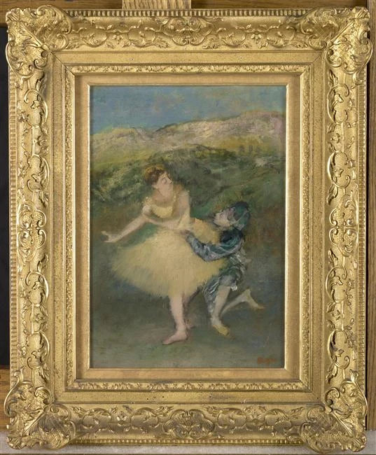 أرلكين وكولومبين - إدغار ديغا