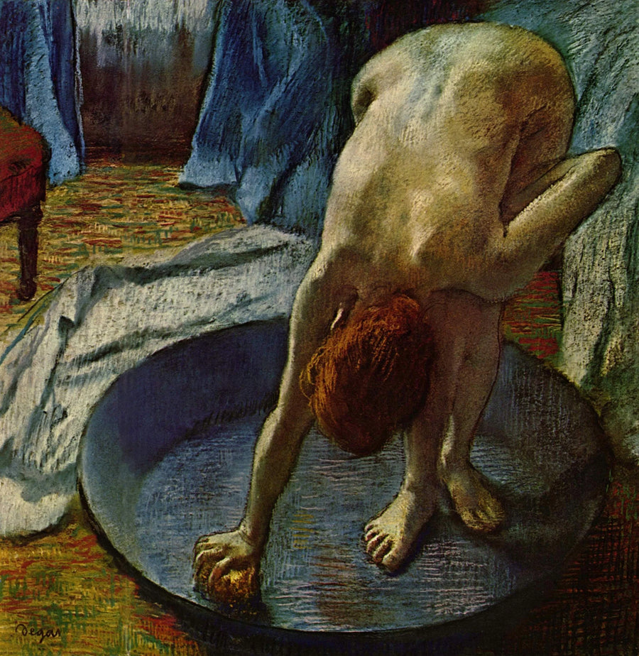 Le Tub ou Femme à la bassine par Edgar Degas – reproduction peinture à l’huile sur toile