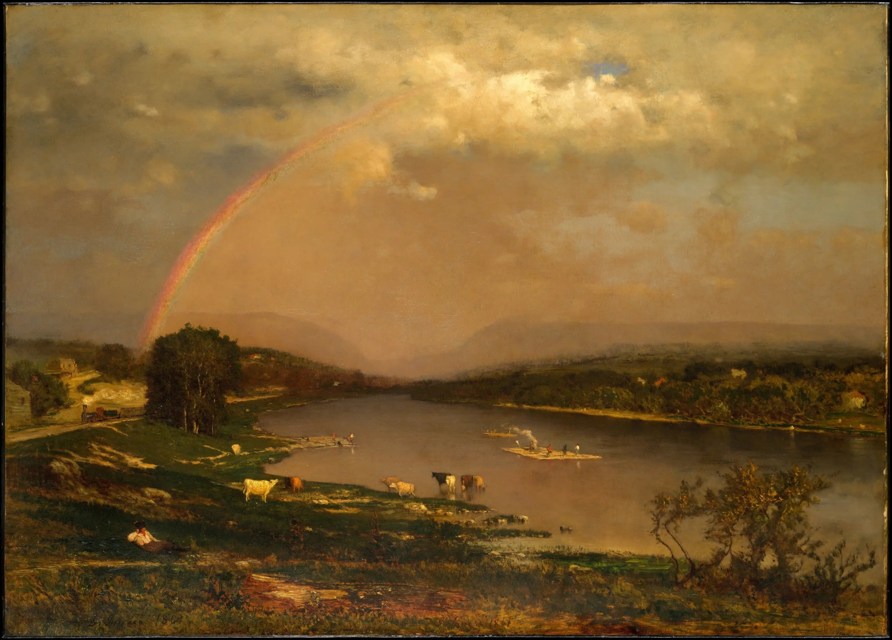 Delaware Water Gap - George Inness - Alpha Reproduction