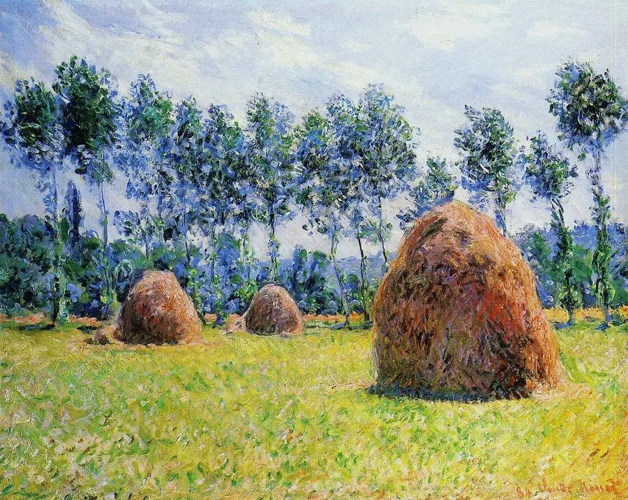 قش القش في جيفرني - كلود مونيه