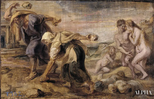 Deucalion et Pyrrha - Peter Paul Rubens - Reproductions de tableaux et peintures haut de gamme