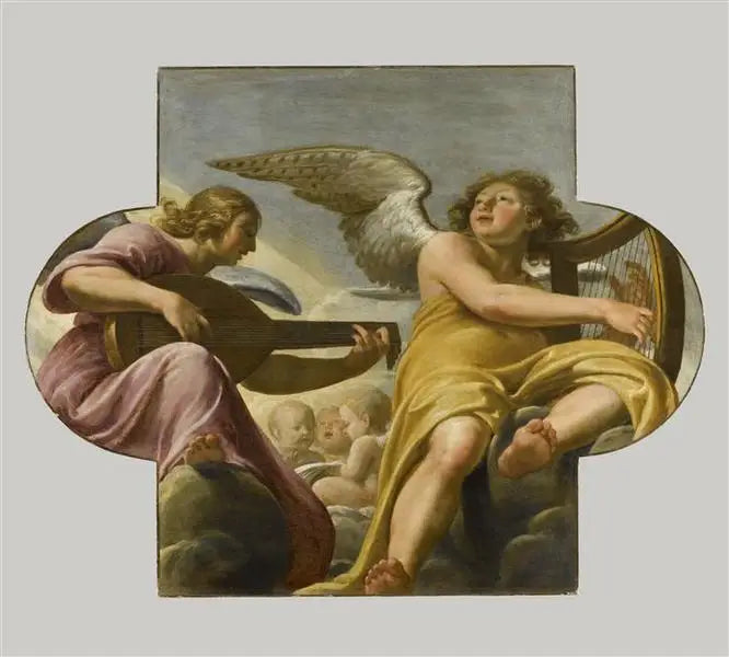 Deux Anges musiciens - Philippe de Champaigne - Alpha Reproduction