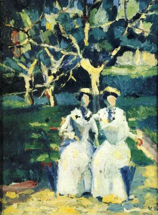 Deux sœurs I - Kazimir Malevich - Alpha Reproduction