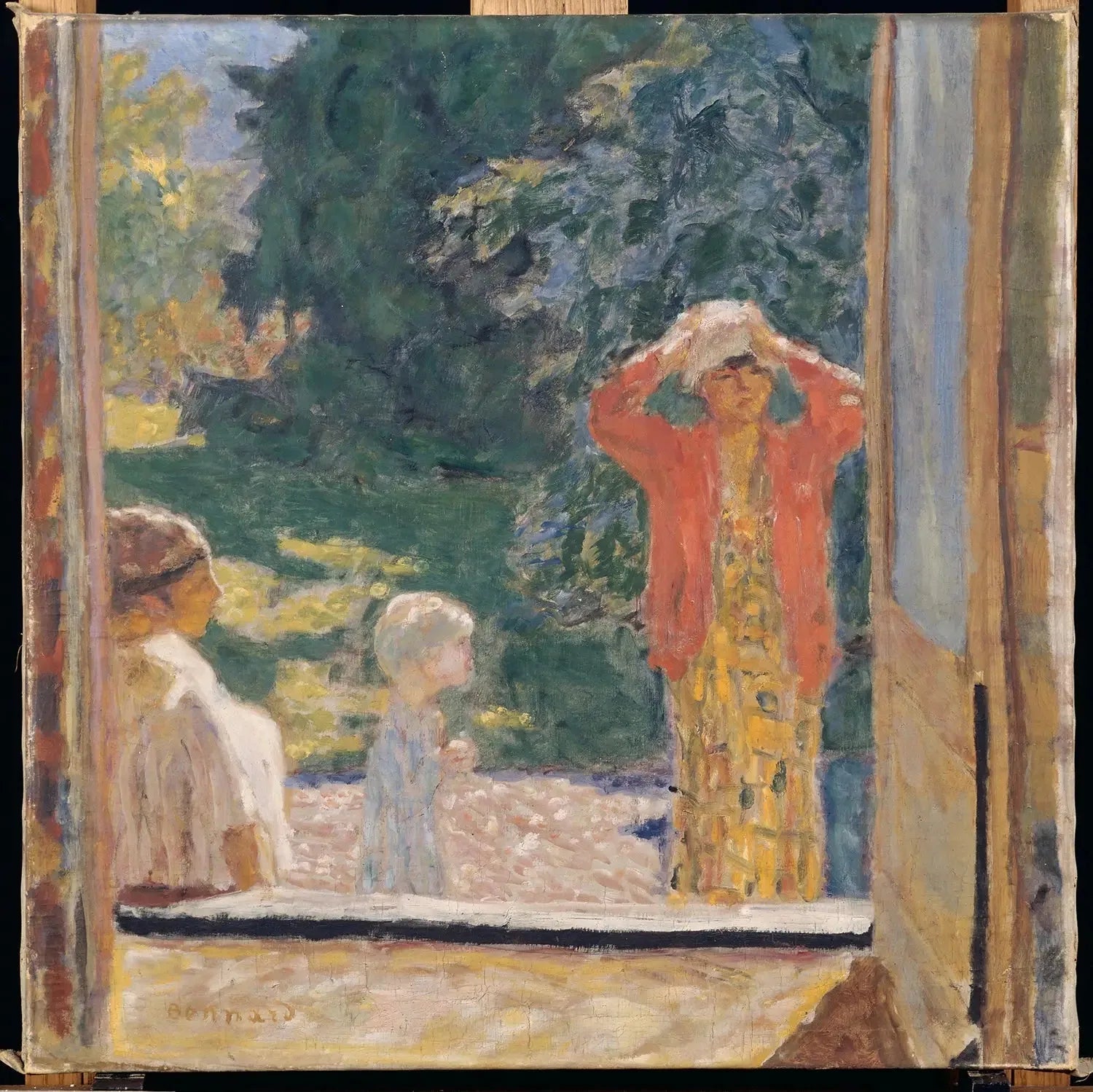 Devant la fenêtre au Grand-Lemps - Pierre Bonnard image 1 reproduction artisanale de tableau