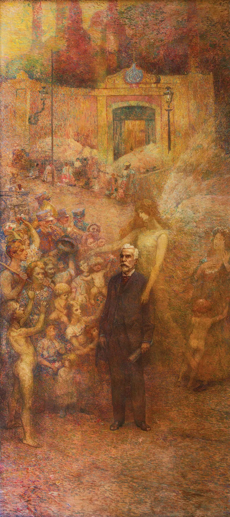 Deveres da Cidade (Painel direito do Tríptico) - Pereira Passos - Eliseu Visconti