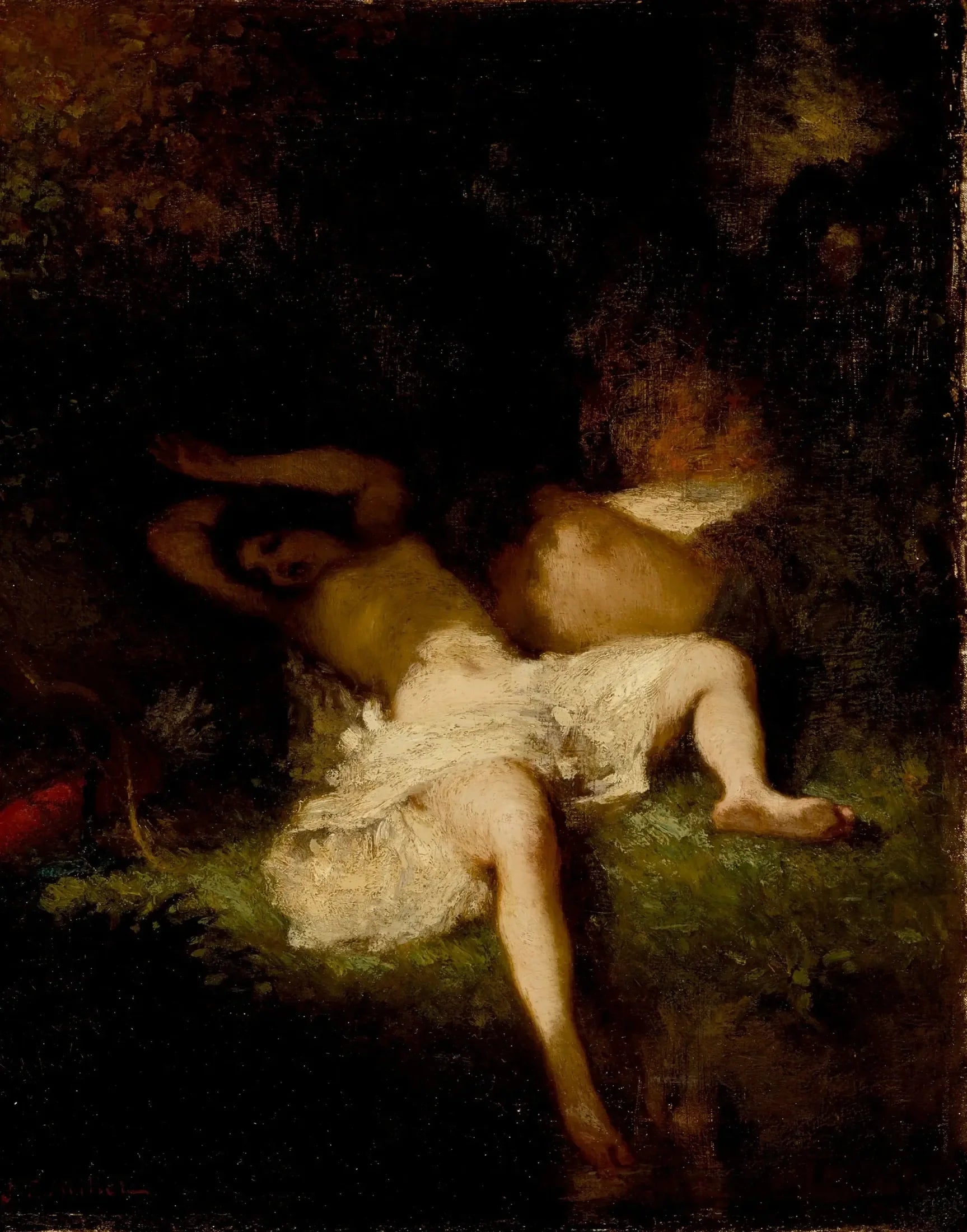 Diana repose - Jean-François Millet image 1 reproduction artisanale de tableau