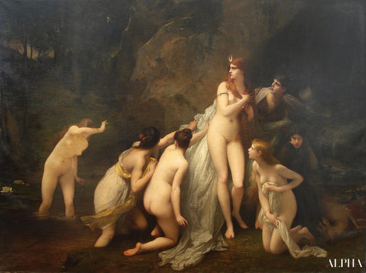 Diana Surpris - Jules Lefebvre - Reproductions de tableaux et peintures haut de gamme