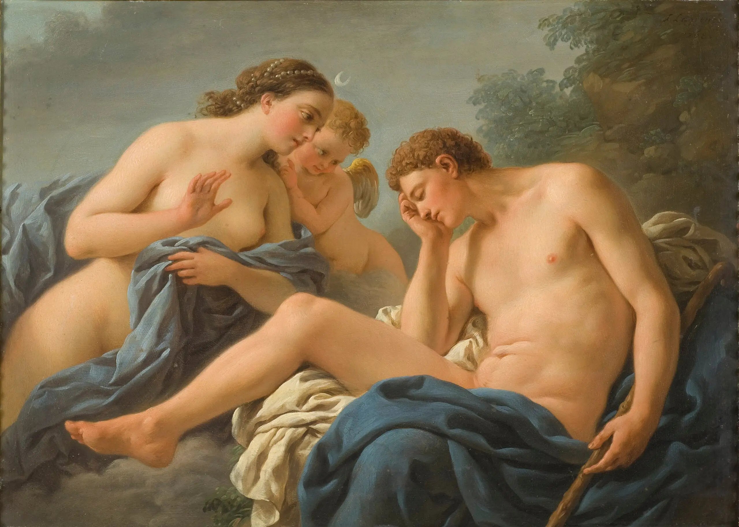 Diane et Endymion - Louis Jean François Lagrenée - Alpha Reproduction