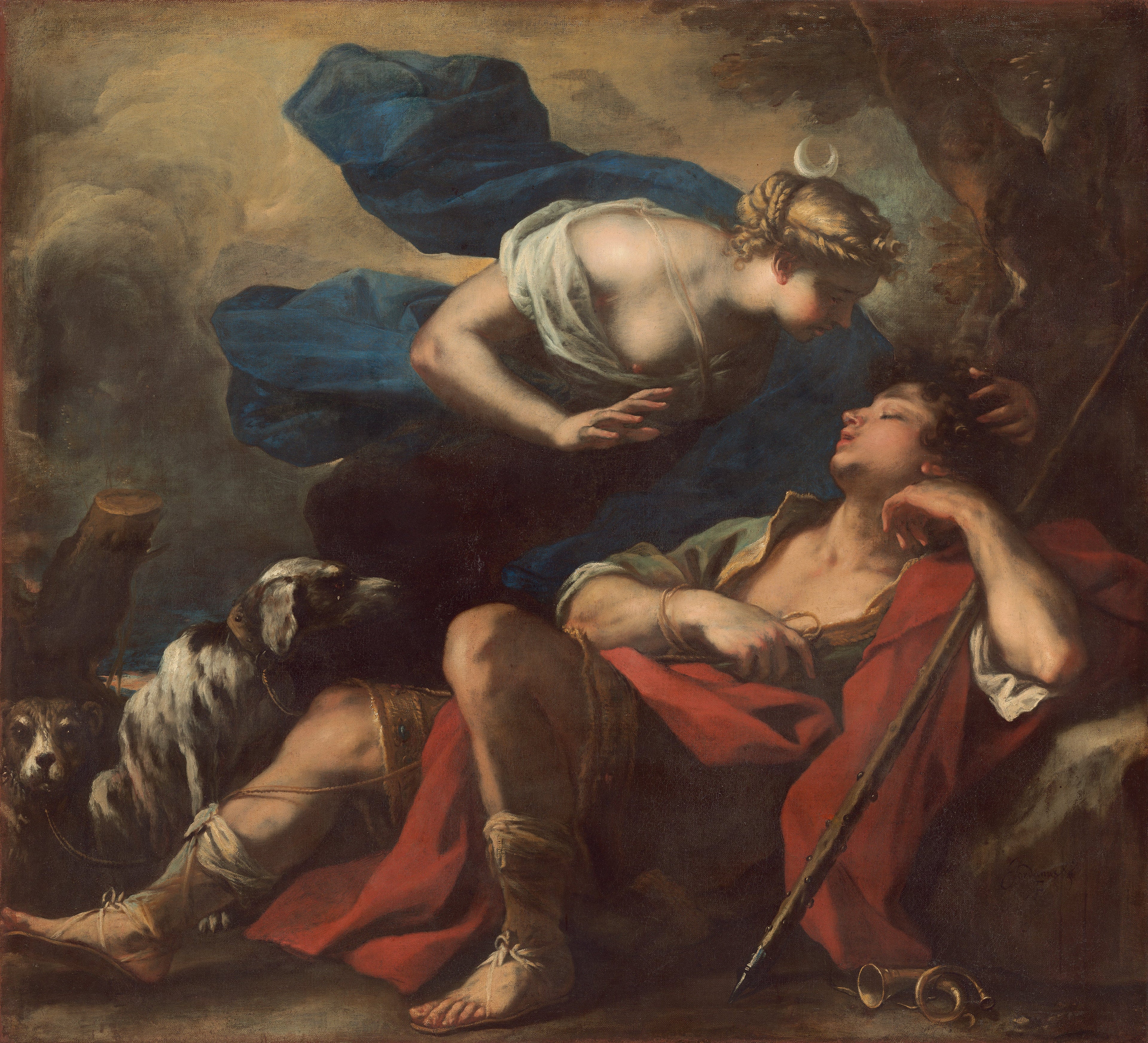Diane et Endymion - Luca Giordano - Alpha Reproduction