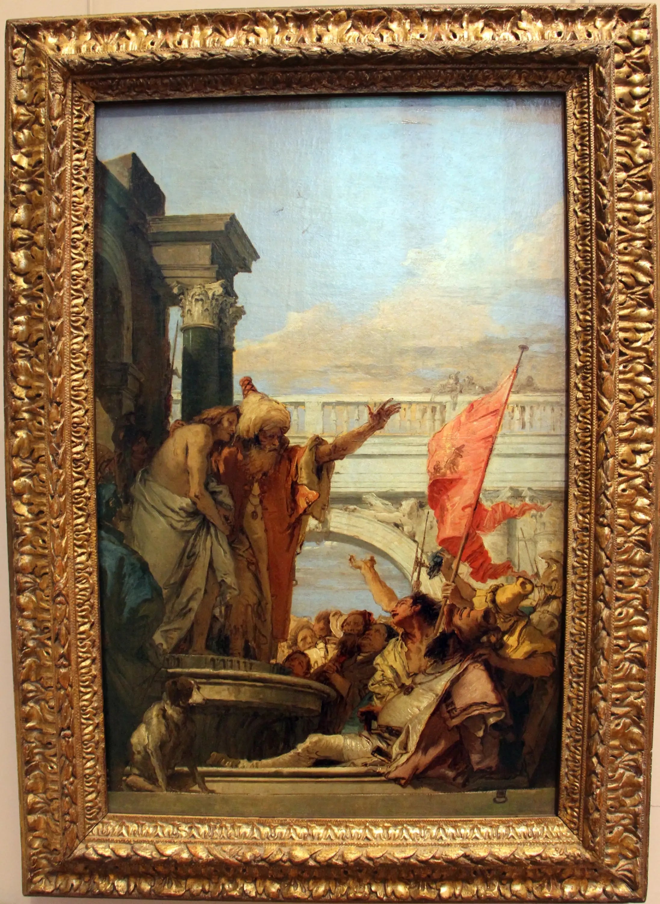 Ecce Homo - Giovanni Battista Tiepolo image 1 reproduction artisanale de tableau